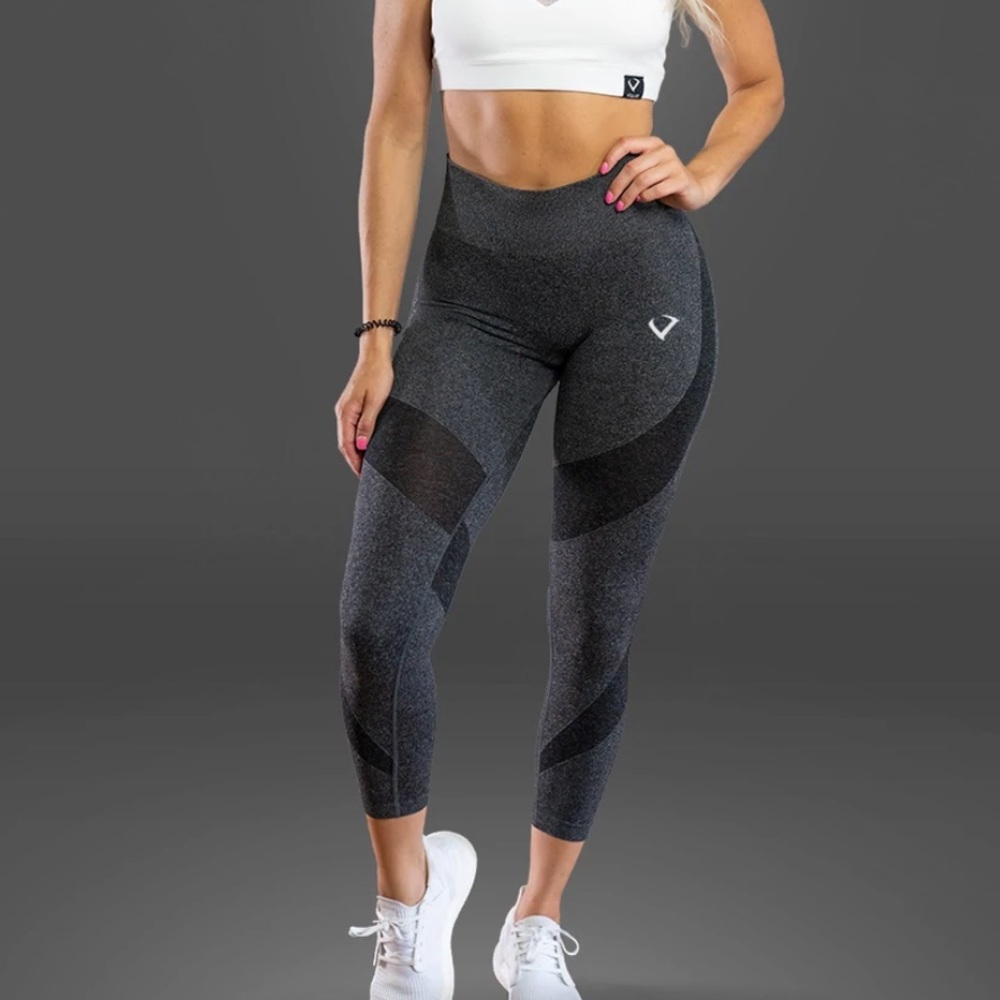 Violate the Dress Code Grey Amour Scrunch Butt Leggings